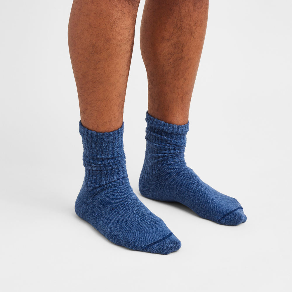 97650 -COTTON BLEND MARL RAGG CREW