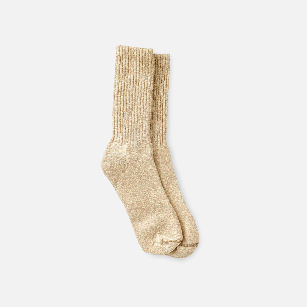 97658- COTTON BLEND MARL RAGG CREW