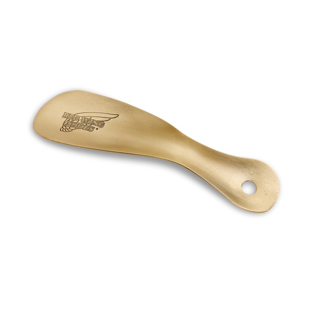 95187 - ANTIQUE BRASS SHOE HORN